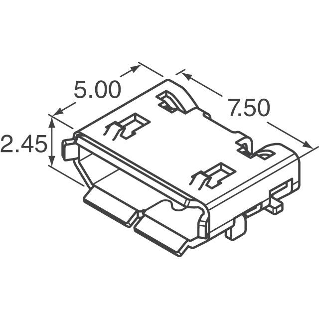 10103594-0001LF Amphenol ICC (FCI)  USB DVI HDMI Connector Assemblies